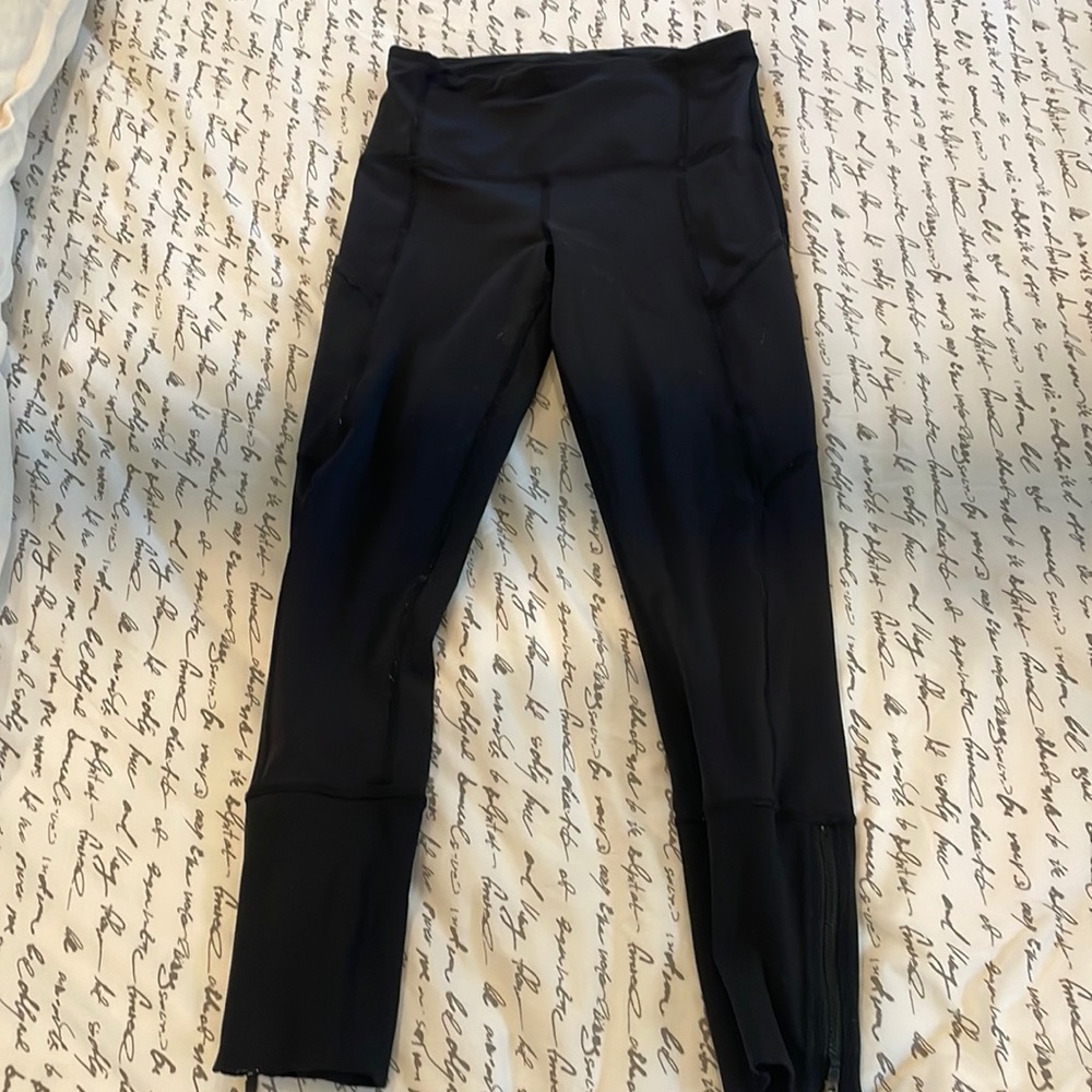 lululemon leggings black with pockets